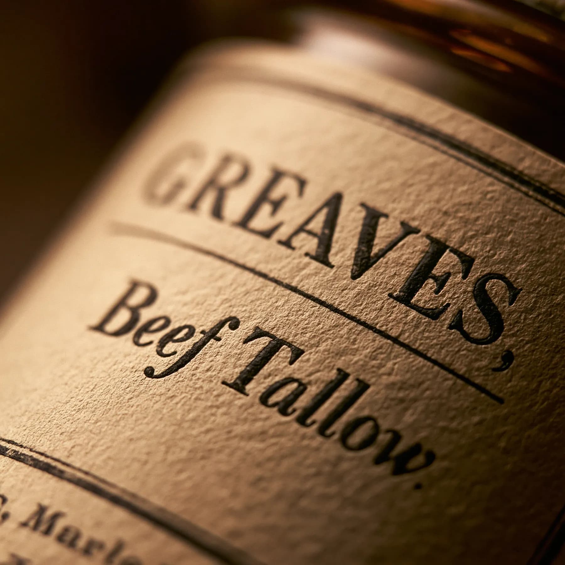 Greaves label, single-filter detail